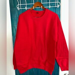Gildan Red Crewneck Sweatshirt